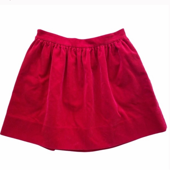 Ralph Lauren Red Courdary Short Circle Skirt - Picture 5 of 7